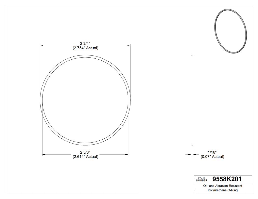 Technical drawing - 9558K201